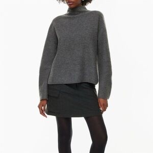Babaton merino wool grey sweater